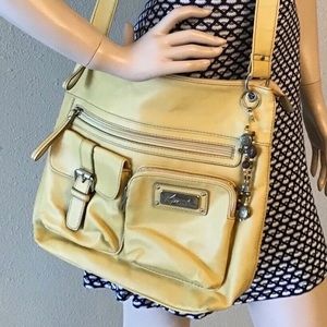 KIM ROGERS Large Yellow Crossbody